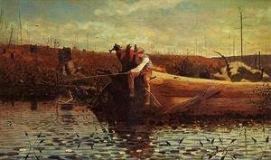 Winslow Homer - Waiting for a Bite