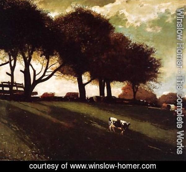 Winslow Homer - Twilight at Leeds, New York