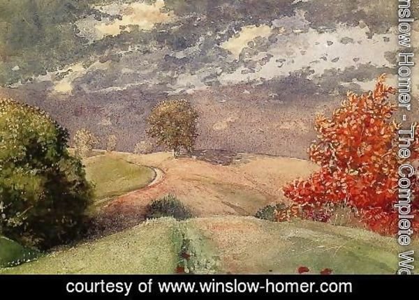 Winslow Homer - Autumn, Mountainville, New York I