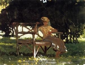 Winslow Homer - Woman on a Bench