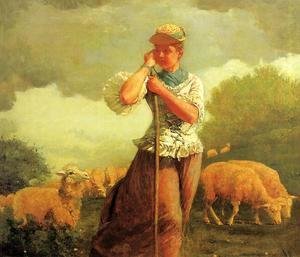 Winslow Homer - The Shepherdess