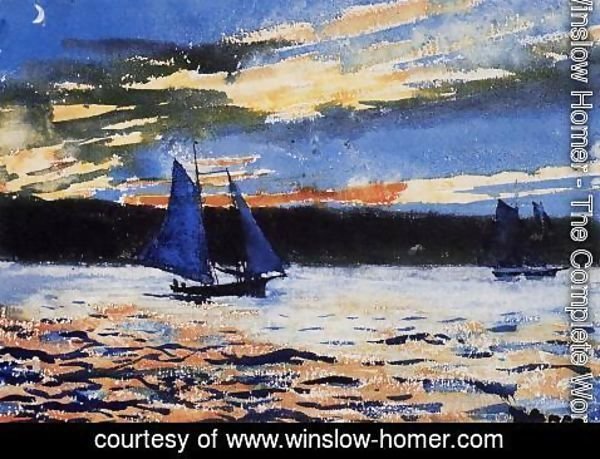 Winslow Homer - Gloucester Sunset