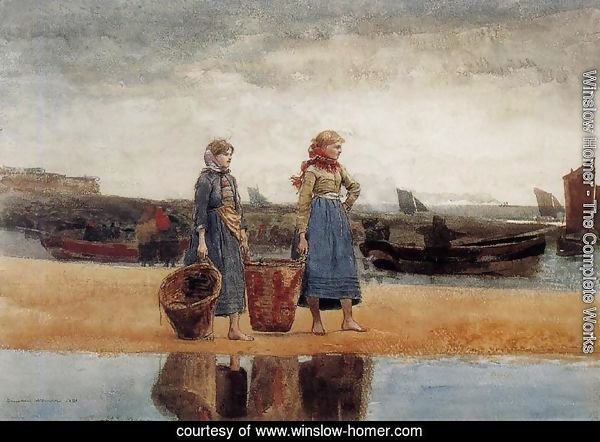 Two Girls at the Beach, Tynemouth