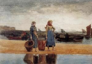Winslow Homer - Two Girls at the Beach, Tynemouth