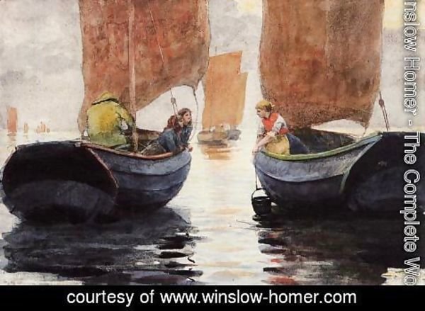 Winslow Homer - An Afterglow