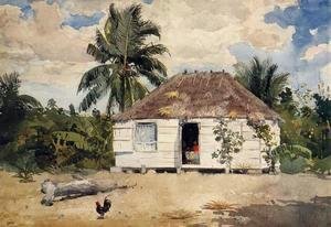 Winslow Homer - Native Huts, Nassau