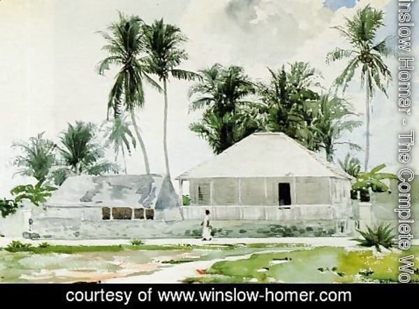 Winslow Homer - Cabins, Nassau
