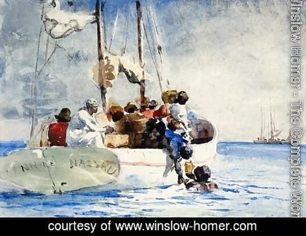 Winslow Homer - Sponge Fishing