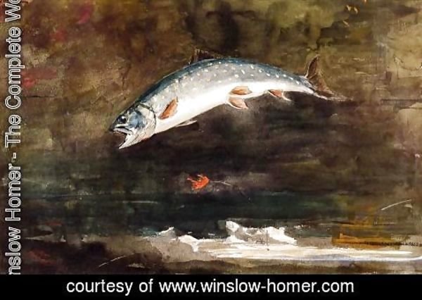 Winslow Homer - Jumping Trout