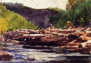 Winslow Homer - Hudson River at Blue Ledge, Essex County