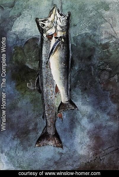 Winslow Homer - Two Trout I