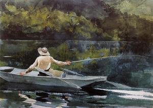 Winslow Homer - Casting the Fly