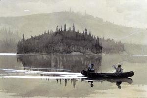 Winslow Homer - Two Men in a Canoe