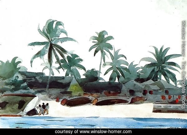 Negro Cabins and Palms