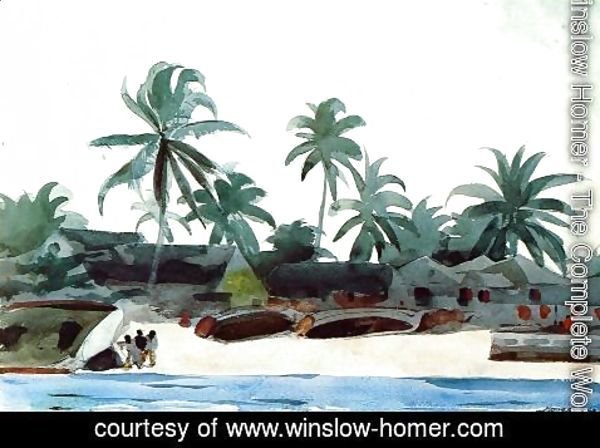 Winslow Homer - Negro Cabins and Palms