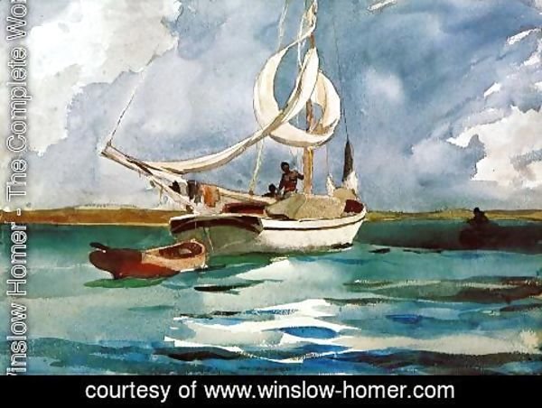 Winslow Homer - Sloop, Bermuda