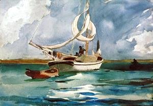 Winslow Homer - Sloop, Bermuda