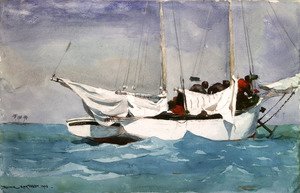 Winslow Homer - Key West, Hauling Anchor
