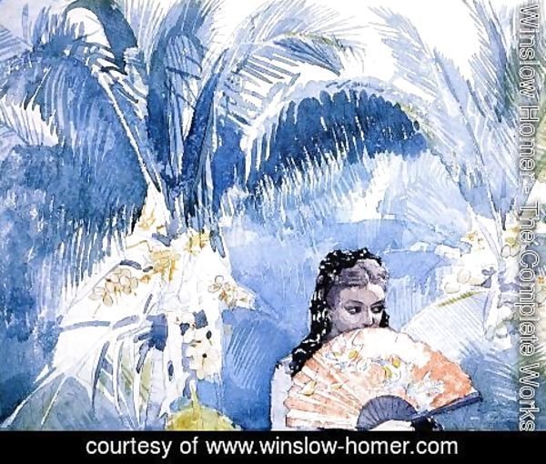 Winslow Homer - Spanish Girl with Fan