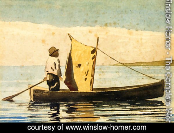 Winslow Homer - Boy In a Small Boat