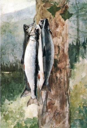 Winslow Homer - Adirondack Catch