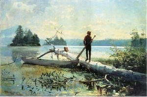 Winslow Homer - The Trapper, Adirondacks