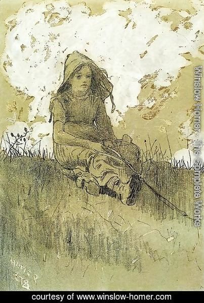 Winslow Homer - Girl in a Sunbonnet