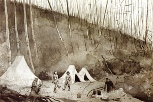 Winslow Homer - Dance of the Woodsmen