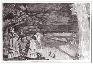 Winslow Homer - Under the Falls, Catskill Mountains