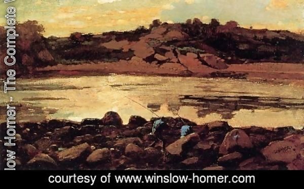 Winslow Homer - Lobster Cove, Manchester, Massachusetts
