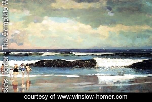 Winslow Homer - On the Beach, Long Branch, New Jersey