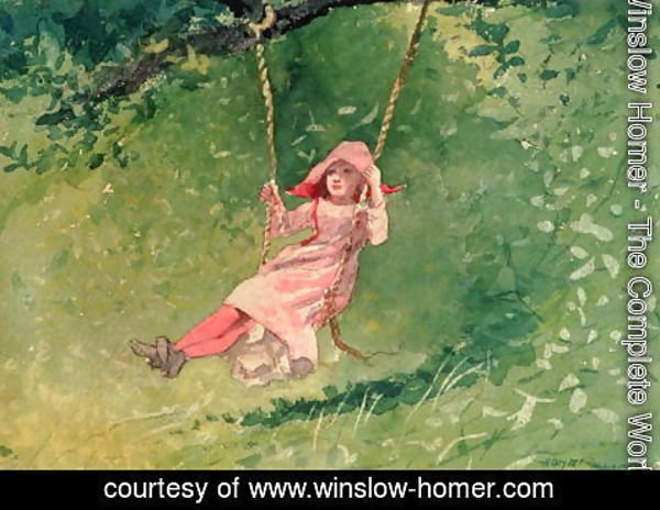 Winslow Homer - Girl on a Swing 2
