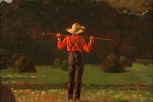 Winslow Homer - Farmer with a Pitchfork
