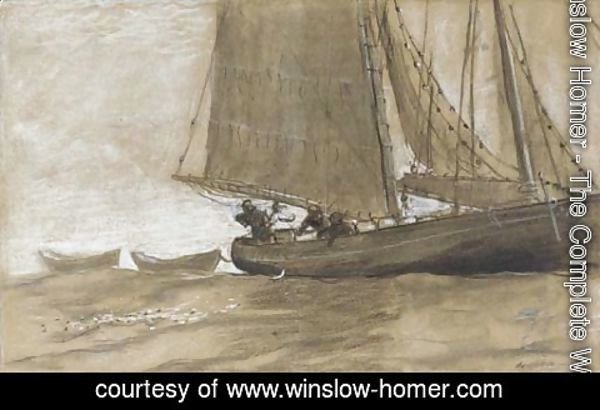 Winslow Homer - Mackerel Fishing