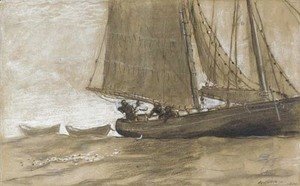 Winslow Homer - Mackerel Fishing
