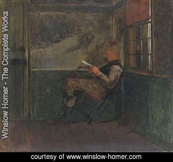 Young Man Reading