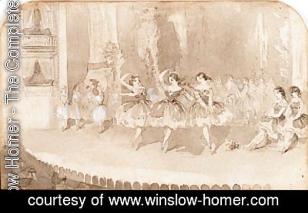 Winslow Homer - The ballet at Niblo's garden, New York