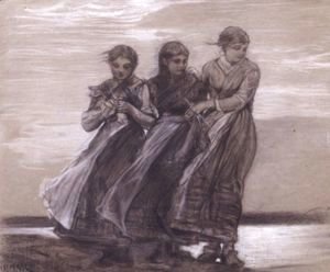 Winslow Homer - Three Girls