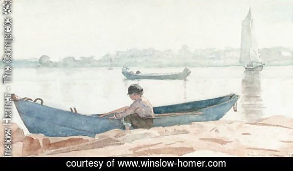 Boy With Blue Dory