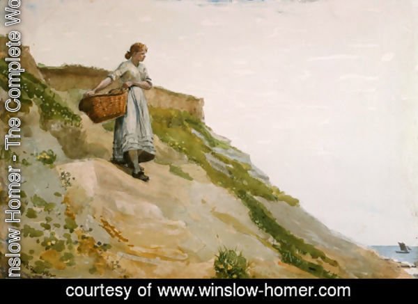 Winslow Homer - Girl Carrying a Basket