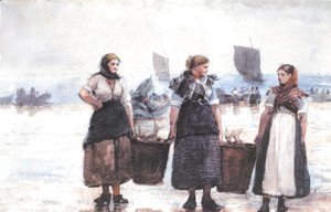 Winslow Homer - Fisherwomen, Cullercoats