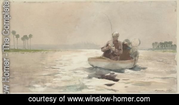 Winslow Homer - Bass Fishing, Florida